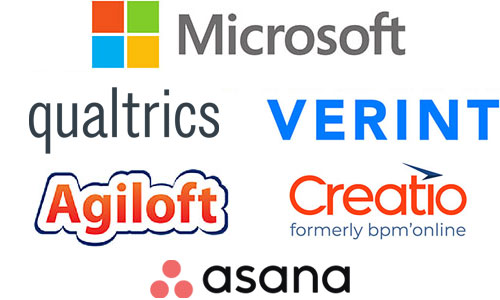 Microsoft, Verint, Creatio and Agiloft
